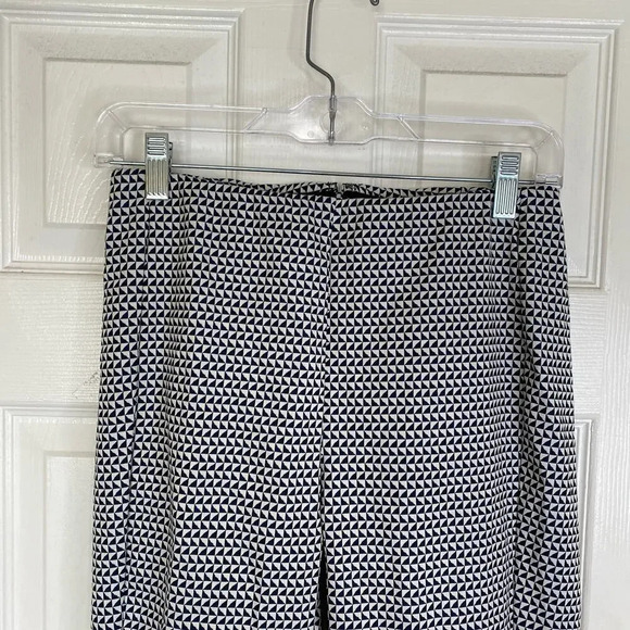 THEORY Navalane Arlington Ankle Pants Ink and Ivory Size 4 Office Professional - Picture 4 of 8